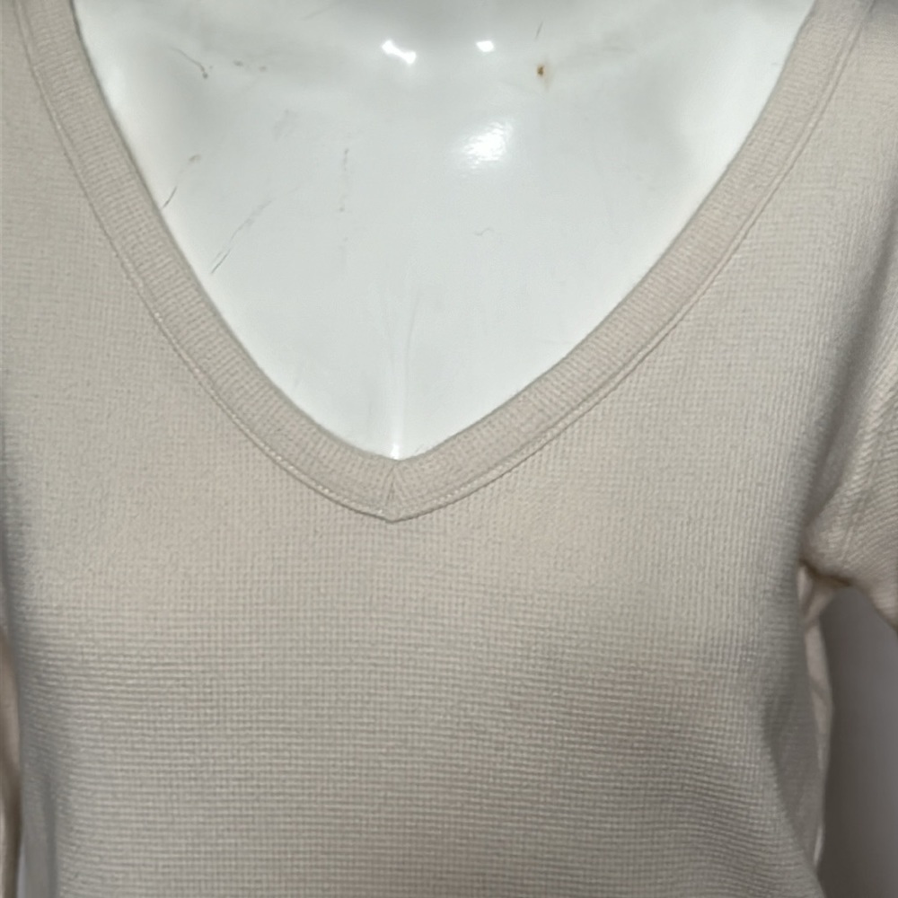 THE NORMAL BRAND THERMAL WAFFLE WEAVE V NECK LONG SLEEVE HENLEY SIZE M d12 - Picture 2 of 7